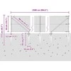 Suvirintas vielinis tvoras su smailiais galais 25 x 0,5 m Žalia