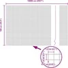Suvirintas vielos tvora žemės tvirtinimas 100 x 1 m Sidabrinė