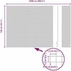 Suvirintas vielos tvora su stulpeliais 25 x 1,4 m Pilka