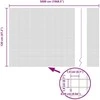 Suvirintas vielos tvora su stulpeliais 50 x 1,2 m Pilka