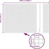 Suvirintas vielos tvora su stulpeliais 50 x 1,4 m Sidabrinė