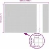 Suvirintas vielos tvora su stulpeliais 50 x 1,2 m Sidabrinė