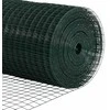 Suvirintas vielos tvora su stulpeliais 100 x 0,6 m Žalia