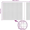 Suvirintas vielos tvora su stulpeliais 10 x 1,6 m Žalia