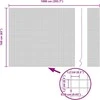 Suvirintas vielos tvora su stulpeliais 10 x 1,6 m Žalia
