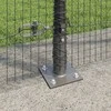 Suvirinta vielos tvora su betono baze 10 x 1,4 m Pilka