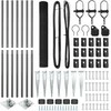 Suvirintas vielinis tvoras su smailiais galais Plienas ir PVC