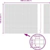 Suvirintas vielos tvora žemės tvirtinimas 10 x 1,4 m Pilka