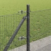 Suvirinta vielos tvora su betono baze 100 x 0,4 m Pilka