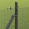 Suvirinta vielos tvora su betono baze 50 x 0,8 m Pilka