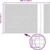 Suvirintas vielos tvora žemės tvirtinimas 50 x 1,5 m Žalia