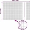 Suvirintas vielos tvora su stulpeliais 50 x 0,6 m Žalia
