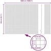 Suvirintas vielos tvora su stulpeliais 50 x 1,4 m Pilka