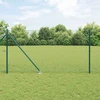 Suvirintas vielinis tvoras su smailiais galais 25 x 1 m Žalia