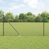 Suvirintas vielinis tvoras su smailiais galais 50 x 1,2 m Pilka