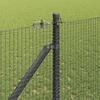 Suvirintas vielinis tvoras su smailiais galais 50 x 1,2 m Pilka