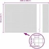 Suvirintas vielos tvora su stulpeliais 25 x 1,4 m Pilka