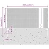 Suvirintas vielos tvora su stulpeliais 50 x 0,8 m Žalia