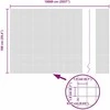 Suvirintas vielos tvora su stulpeliais 100 x 1 m Sidabrinė
