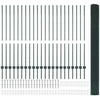 Suvirintas vielos tvora su stulpeliais 50 x 1,4 m Žalia