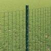 Suvirintas vielos tvora su stulpeliais 100 x 0,8 m Žalia