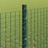 Suvirintas vielos tvora su stulpeliais 25 x 1,2 m Žalia