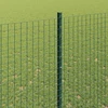 Suvirintas vielos tvora su stulpeliais 25 x 1,5 m Žalia