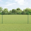 Suvirintas vielos tvora su stulpeliais 25 x 1,4 m Žalia