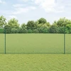 Suvirintas vielos tvora su stulpeliais 25 x 1,4 m Žalia