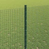 Suvirintas vielos tvora su stulpeliais 25 x 1,4 m Žalia