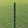 Suvirintas vielos tvora su stulpeliais 50 x 0,6 m Žalia