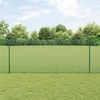 Suvirintas vielos tvora su stulpeliais 50 x 1 m Žalia Tinklelis