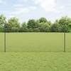 Suvirintas vielos tvora su stulpeliais 50 x 1,2 m Pilka