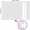 Suvirintas vielos tvora su stulpeliais 50 x 1 m Sidabrinė