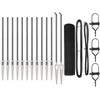 Suvirintas vielinis tvoras su smailiais galais Plienas ir PVC