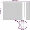 Suvirintas vielos tvora su stulpeliais 10 x 1,2 m Žalia