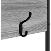 Švarkų stovas su batų suoleliu Pilka Sonoma 100 x 32 x 180,5 cm