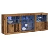 LED Bufetas Senas medis 181,5 x 37 x 67 cm Apdirbta mediena