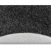 Neslystantis plaukuotas kilimas Tamsiai pilka 90 x 90 cm PP