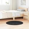 Neslystantis plaukuotas kilimas Tamsiai pilka 90 x 90 cm PP