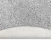 Neslystantis plaukuotas kilimas Pilka 120 x 120 cm PP