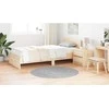 Neslystantis plaukuotas kilimas Pilka 120 x 120 cm PP