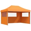 Šventės palapinė 279 x 410 x 315 cm Oranžinė Oksfordo audinys