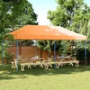 Šventės palapinė 292 x 580 x 315 cm Oranžinė Oksfordo audinys