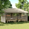 Šventės palapinė 292 x 580 x 315 cm Taupe Oksfordo audinys