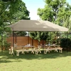 Šventės palapinė 292 x 580 x 315 cm Taupe Oksfordo audinys
