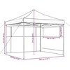 Šventės palapinė 292 x 292 x 315 cm Ruda Oksfordo audinys
