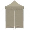 Šventės palapinė Taupe 200 x 200 x 306 cm Oksfordo audinys