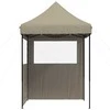 Šventės palapinė Taupe 200 x 200 x 306 cm Oksfordo audinys
