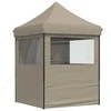 Šventės palapinė Taupe 200 x 200 x 306 cm Oksfordo audinys